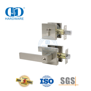 Keyed Entry Door Lever Single Cylinder Deadbolt Adjustable Combo Pack Lockable Knob Lockset For Wooden Door-DDLK025