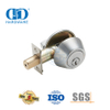 Heavy Duty Single Cylinder Deadbolt Outside Thunm Turn Inside Brass Adjustable Lockable Knob Lockset For Internal Front Door-DDLK027