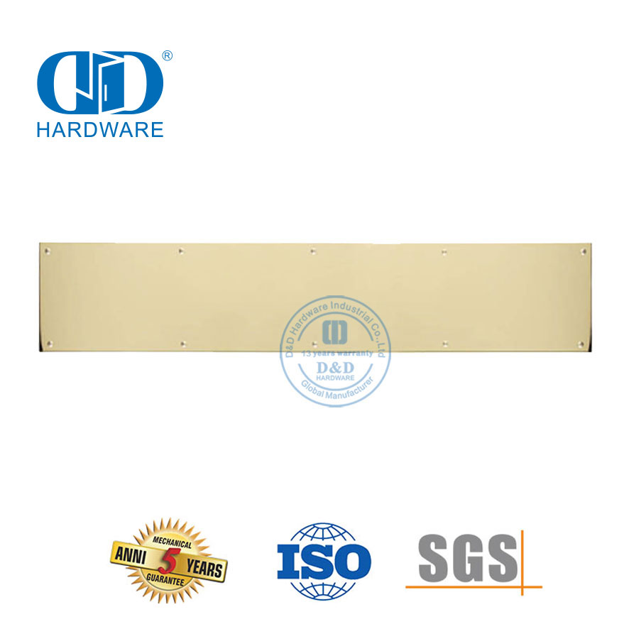 High Quality Stainless Steel Different Position Usage Protective Bottom Interior Exterior Door Kick Plate-DDKP001