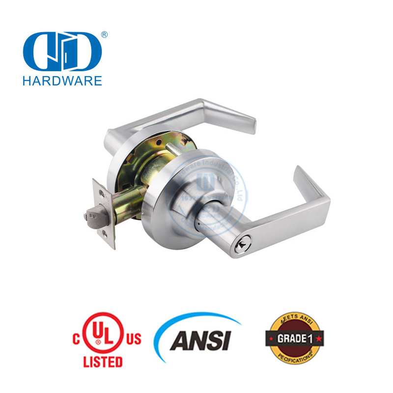 Tubular ANSI Grade 1 High Security Keyhole Smooth Opening Lockable Lock For Commercial Interior Door Lockset-DDLK009