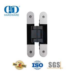 Different Dimensions Zinc Alloy 3D Hidden Concealed Heavy Duty 180 Degree Outer Double Door Hinge-DDCH008-G40