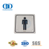 Stainless Steel Fire Signature Hanging Board Sign Plate Male Bathroom Toilet Sign Plate-DDSP001