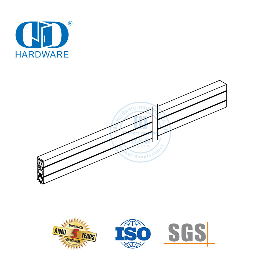 Multi Application Expandable Graphite Fire Rated Concealed Drop Seal Protection Kits Intumescent Hinge Pad -DDIG007