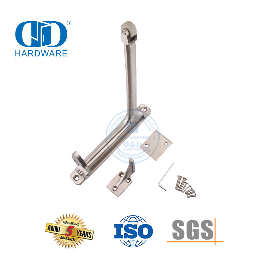 Stainless Steel UL Fireproof Heavy Duty Concealed Public Buildings Hardware Selector Door Coordinator For Wooden Metal Door-DDDR001-9 Inch