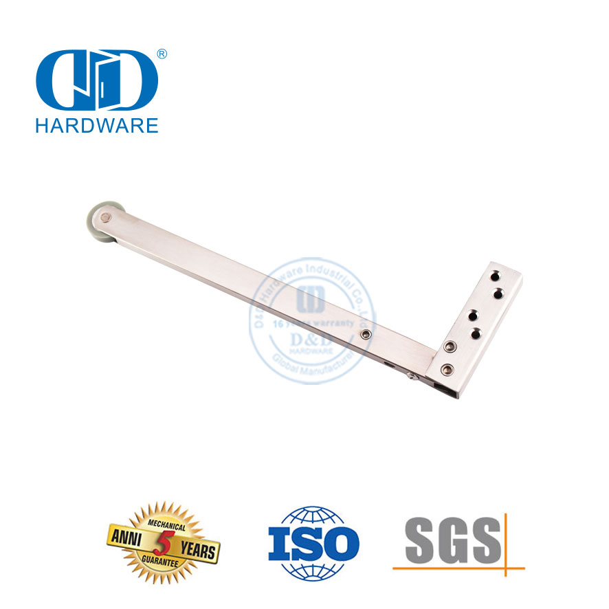 Universal Stainless Steel UL Listed Fireproof Heavy Duty Non-handed Selector Door Coordinator For Double Door-DDDR002-A