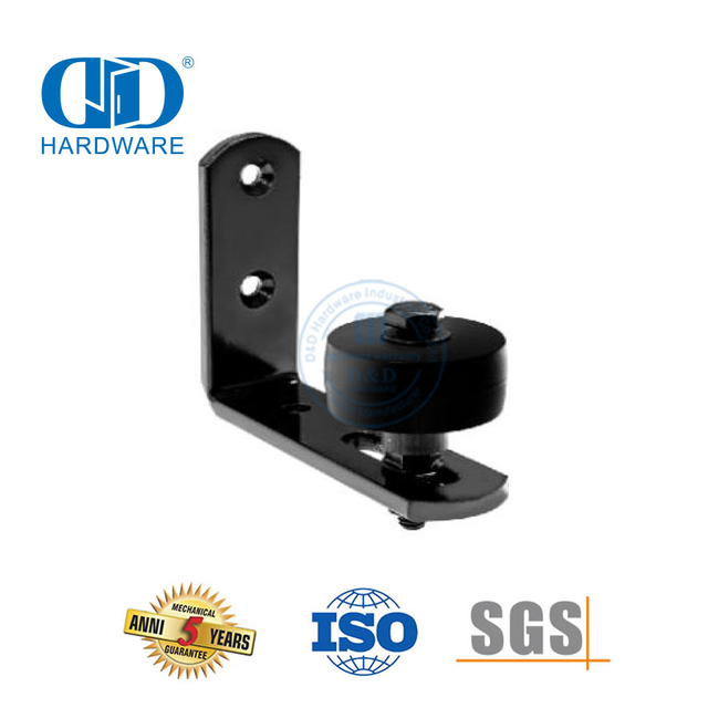 Carbon Steel Metal American Type Fitting Barn Door Floor Guide Wall Mount Door Guide-DDBD086