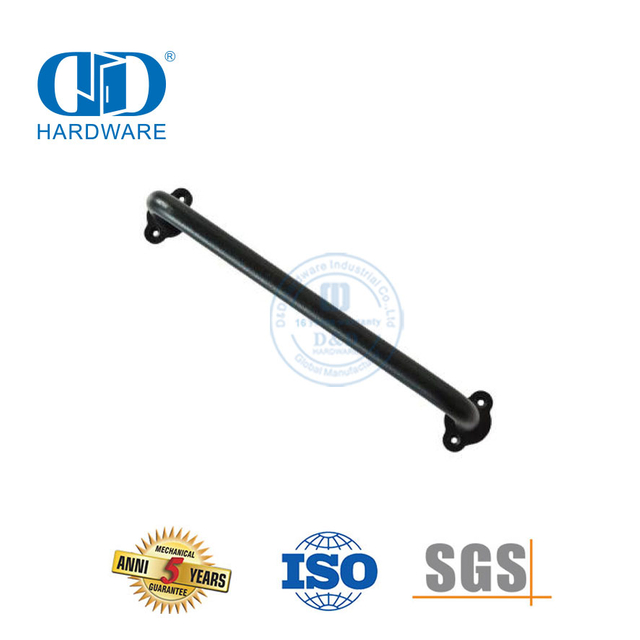 Stainless Steel Black Double Barn Style Door Hardware Outdoor Handle Sliding Barn Door Hardware-DDBD092