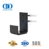 Stainless Steel Black Wall Mount Adjustable Sliding Barn Door Hardware Floor Guide Door Bottom Floor Guide-DDBD087