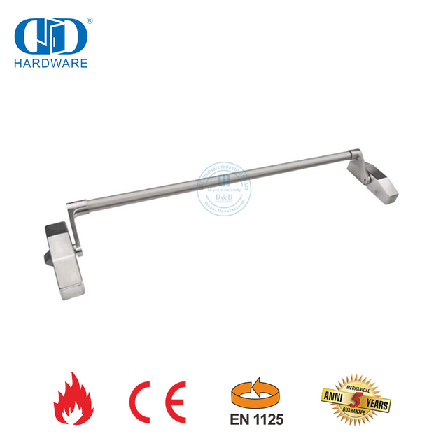 Durable Hardware System Stainless Steel CE Fireproof Cross Bar Panic Exit Hardware For Apartment School Door-DDPD047-CE