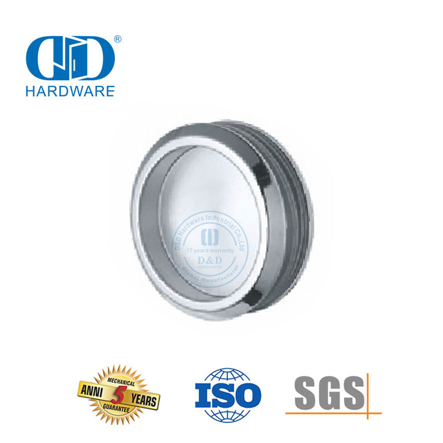 Stainless Steel Shower Cubicle Knob Round Shape Glass Shower Sliding Door Handle Knob-DDSL001-1