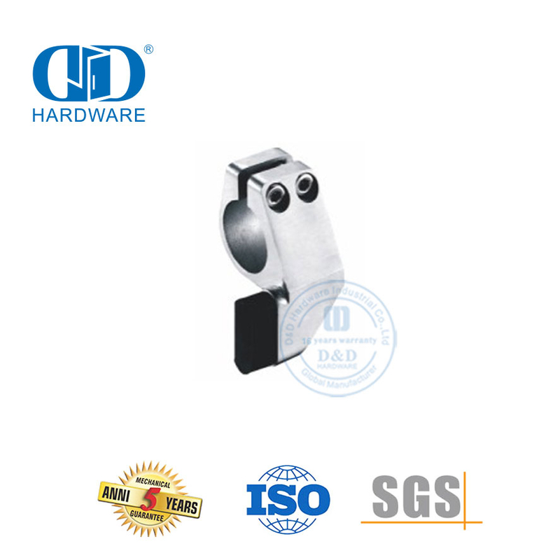 Stainless Steel Glass Accessories Glass Sliding Door Glass Door Connectors Integrated For Bathroom-DDGS001