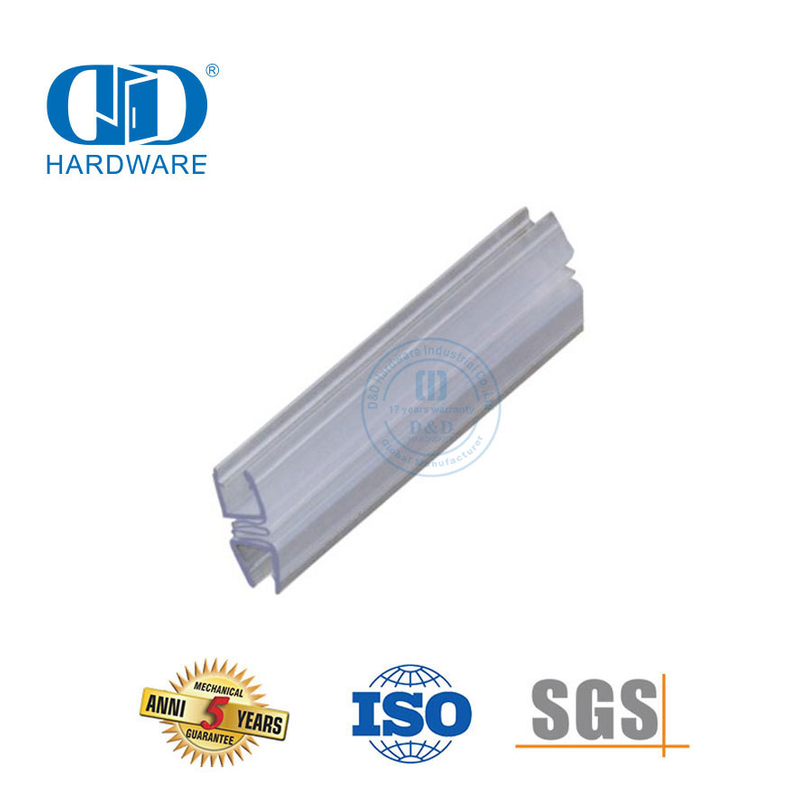 Rubber Glass Door Accessory Frameless Glass Shower Door Waterproof Magnetic Plastic PVC Seal Strip-DDWS010