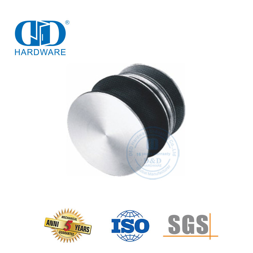 Stainless Steel Glass Fitting Door Hardware Sliding Door Hanging Roller Hardware Pivot For Bathroom Door-DDGS109