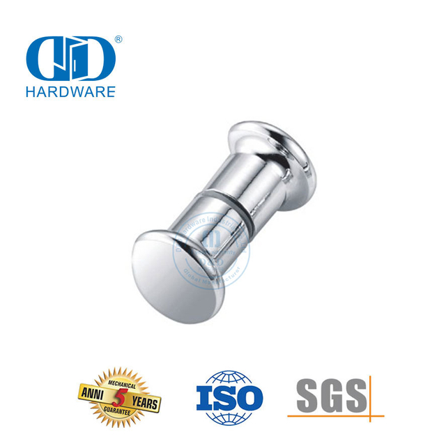 Chinese Manufacturer Chrome Stainless Steel Shower Cubicle Knob Door Handle Knob For Bathroom-DDSK006