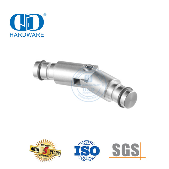 Tube Corner Insert Stainless Steel Glass Accessories Door Hardware Glass Door Fitting For Lavatory Bathroom-DDGS130