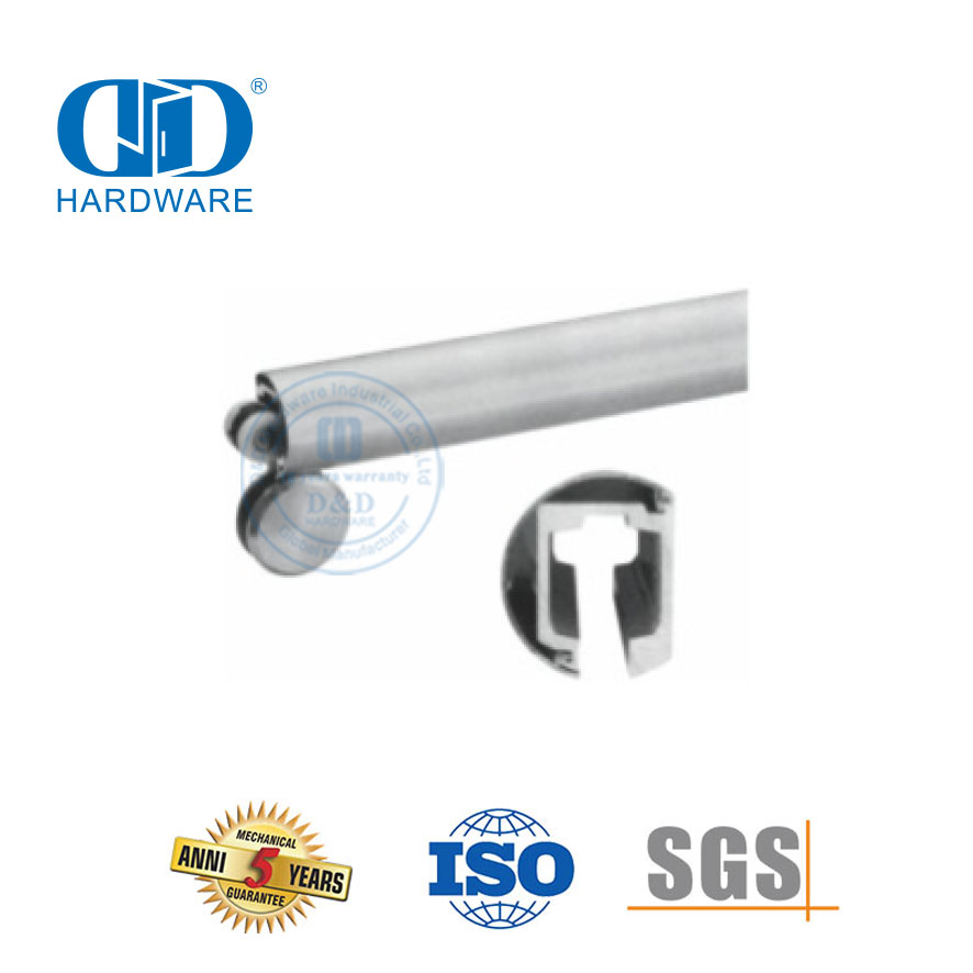 Stainless Steel Iron Glass Accessories Sliding Door Hanging Roller Door Fittings For Bathroom-DDGS142