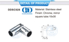 Stainless Steel Glass Door Accessory Panel Bracket Connector Pipe Bar Holder Connector For Guardrail Stairway-DDSC028