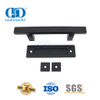 China Manufacturer Stainless Steel Matt Black Kitchen Sliding Barn Door Handle Set Double Sided Door Handle-DDBD103 Black
