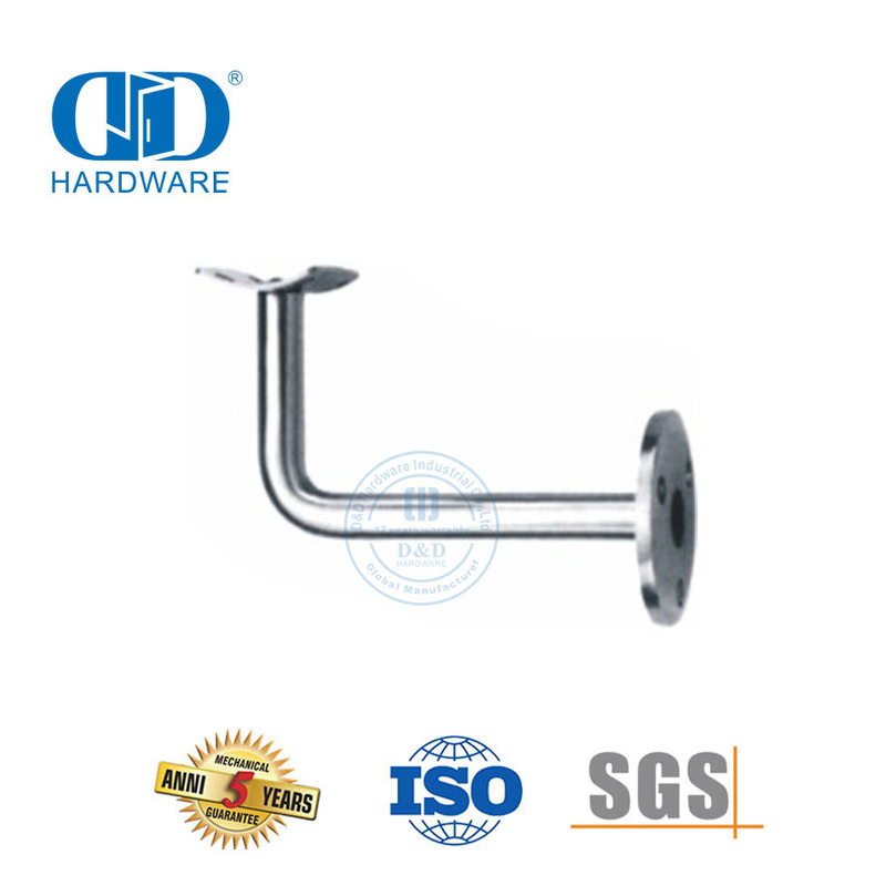 Support Bracket Stainless Steel Stair Rail Accessories Glass Door Hardware Handrail Bracket-DDHB002