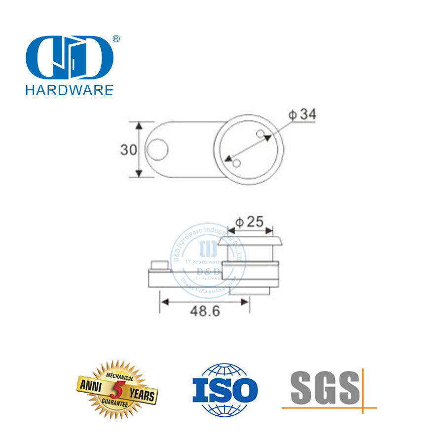 Glass Hardware Manufacturer Stainless Steel Over Panel Pivots Patch Fitting Pivot Sliding Door Hardware-DDGP016
