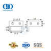 Stainless Steel Glass Panel Bracket Connector Pipe Connector Glass Bracket Connector to Support Pipe-DDSC020