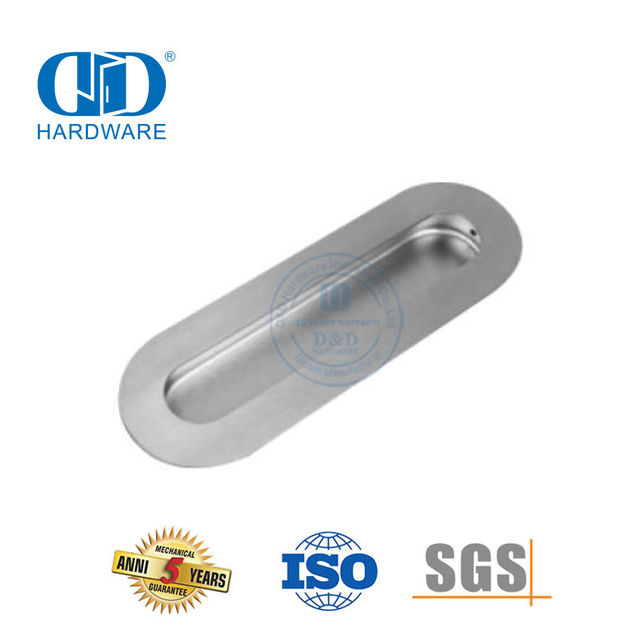 Stainless Steel Construction Hardware Barn Door Handle Sliding Door Handle Handles Set Pull and Flush Hardware-DDBD110