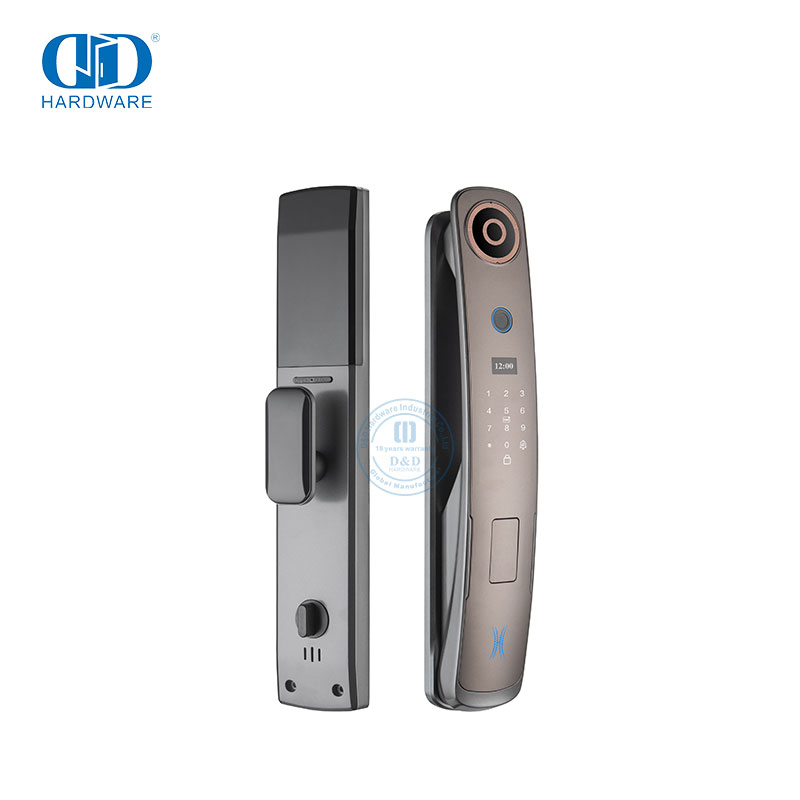 High Quality Home Security Digital Password Fingerprint Card Tuya Wifi Remote Control Smart Camera Door Lock -DDEL001