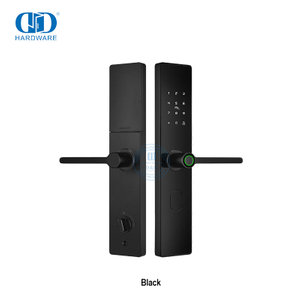 Security Electronic Semi-automatic Fingerprint Keyless Entry Smart Door Lock with Handle -DDDL009
