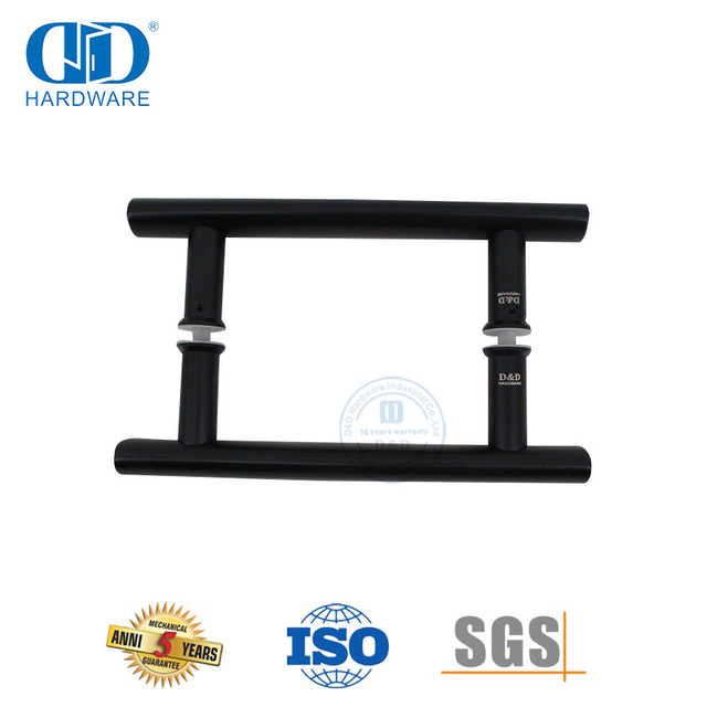 Double Side Interior Door Pull Handle for Commercial Sliding Glass Door-DDPH001-A Φ25-SB