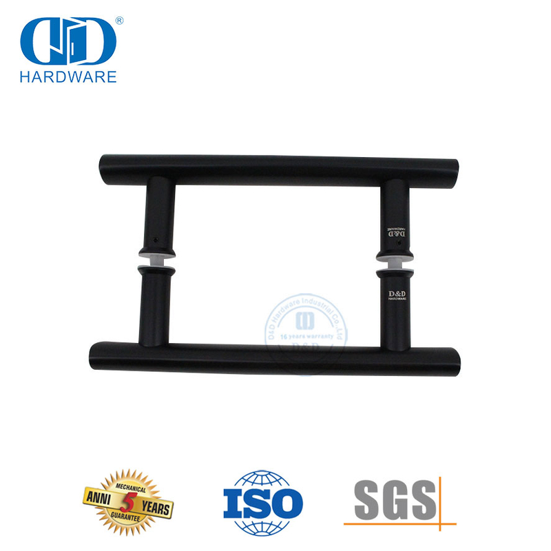 Double Side Interior Door Pull Handle for Commercial Sliding Glass Door-DDPH001-A Φ25-SB