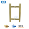 Satin Brass Finish H Shape Stainless Steel Tube Push Bathroom Door Handle-DDPH001-A Φ22-SB