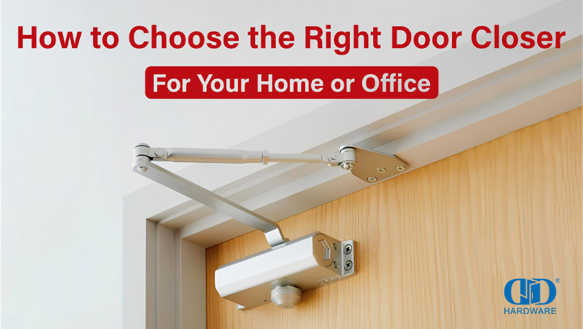 How should I choose the appropriate hydraulic door closer for the door?