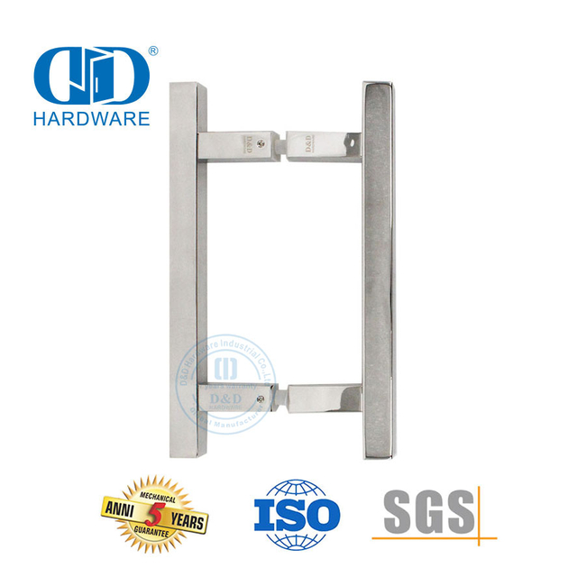 Polished Mirrored Stainless Steel Pull Handle for Commercial Glass Door-DDPH016-A Φ25-PSS