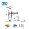 Classic SUS304 High Quality Modern Exterior Door Solid Handles Lever with Backplate-DDLP002