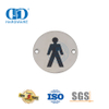 Stainless Steel Fire Signature Hanging Board Sign Plate Male Bathroom Toilet Sign Plate-DDSP001