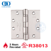 Furniture Hardware American Stainless Steel UL Certificate Fireproof Mortise Window Hospital Government Door Hinge-DDSS002-FR-4.5X4.5X3.4mm