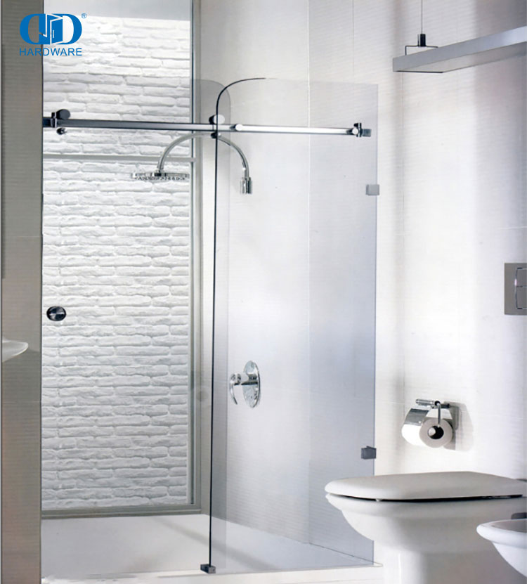 Stainless Steel Glass Sliding Door Hardware Glass Sliding Door Square Type Cupped Handle-DDSK020