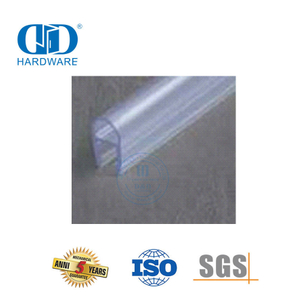 Glass Hardware Fittings Shower Sliding Door Bathroom PVC Rubber Waterproof Seal Strip-DDWS002