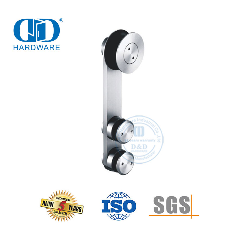 Factory Stainless Steel Shower Door Roller Sliding Door Hardware Glass Hardware For Bathroom-DDGS101