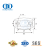 Fission Check Dampers Stainless Steel Sliding Door Hardware Glass Hardware Furniture Accessory For Bathroom-DDGS127