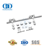 Stainless Steel House Cabinet Double Door Kits Slide Glass Barn Door Hardware Door Accessories-DDBD047