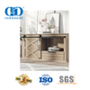 Stainless Steel Furniture Hardware Door Hardware Track Set Heavy Duty Barn Door Hardware-DDBD034