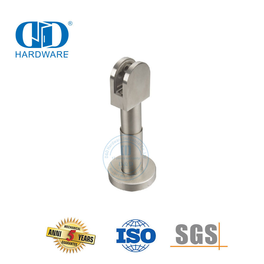 Stainless Steel Hardware Accessory Chrome Shower Glass Clip Patch Fitting Glass Connector Bottom Clamp For Restroom-DDWC004