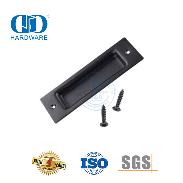 Stainless Steel Backplate Door Handle Accessories Barn Pull Sliding Hardware Modern Kitchen Main Door Furniture Flush Handles-DDBD108