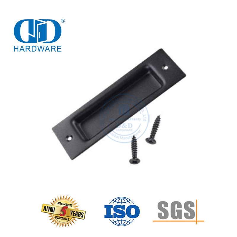 Stainless Steel Backplate Door Handle Accessories Barn Pull Sliding Hardware Modern Kitchen Main Door Furniture Flush Handles-DDBD108