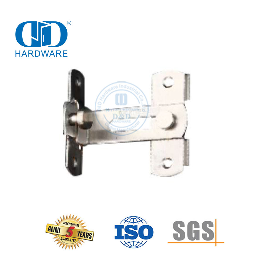 Stainless Steel Storeroom Exterior Outside Door Lock Guard Crank Type Hotel Home Security Door Guard-DDDG014