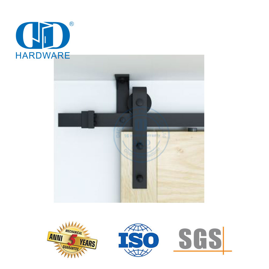 Stainless Steel Door Hardware Track Set Barn Wood Door Hardware Bi-folding Barn Door Hardware-DDBD007