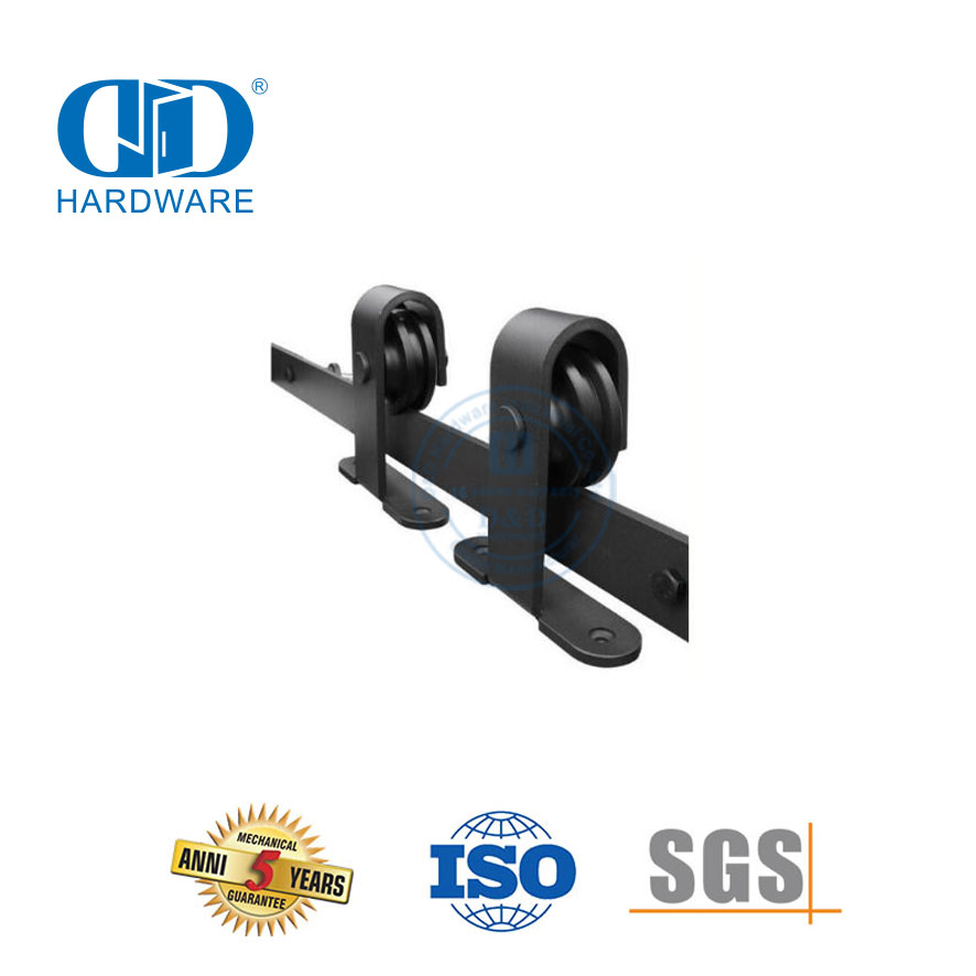 Stainless steel Heavy Duty Barn Door Hardware Bi-folding Barn Door Hardware Track Kit-DDBD005