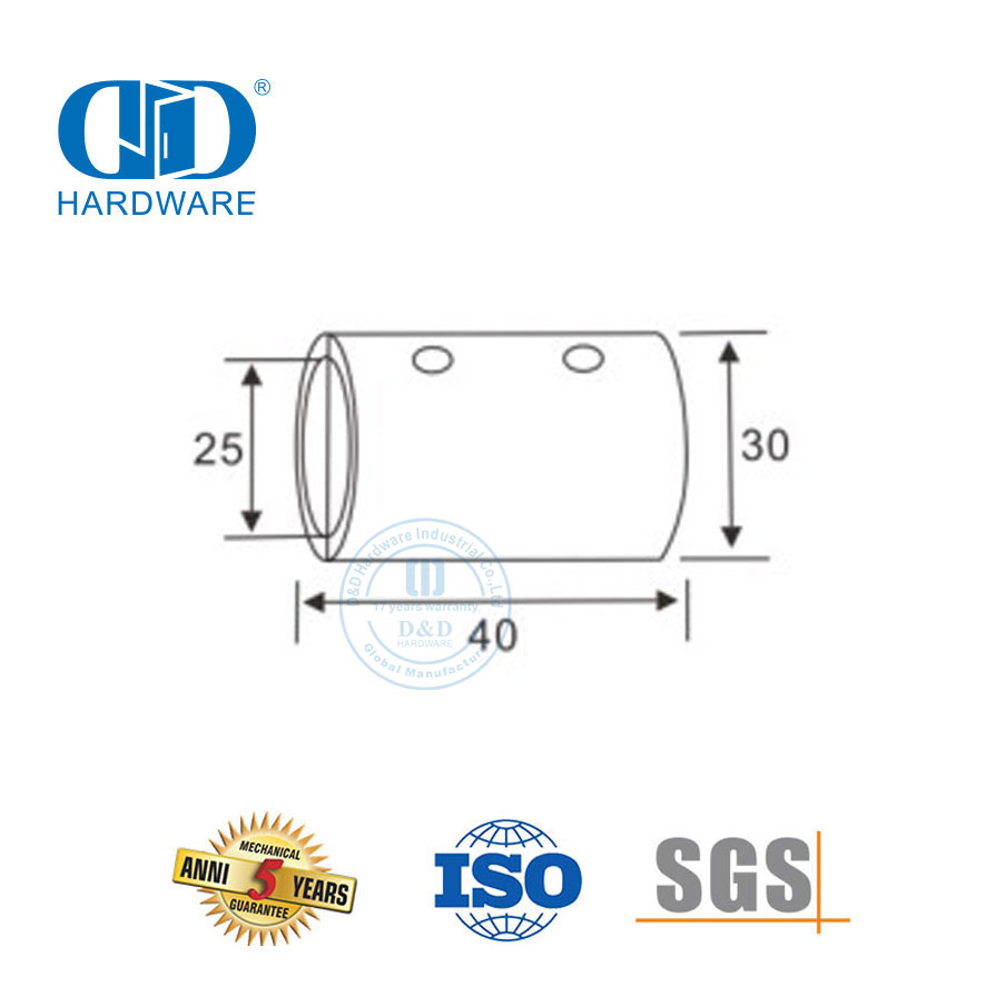 Stainless Steel Shower Cubicle System Frameless Glass Shower Panel Glass Panel Bracket Connector-DDSC033
