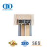 Stainless Steel Hardware Set Track Kit Barn Wood Door Hardware Lockable Pocket Door Frame Hardware-DDBD060